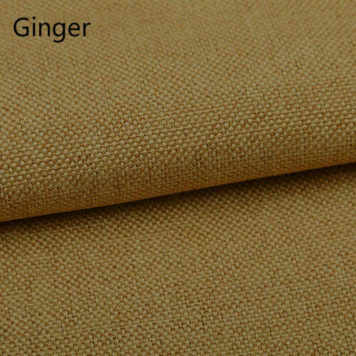 Cotton Linen Fabric Plain Cloth for Cushions Cover Sofa Pillow Solid Crafts Cosy - Picture 15 of 25