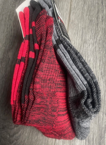 Chicago Bulls Kids Crew Sock 3 Pack Shoe Size 4-9.5 & Sock Size 9-11 L NEW NBA - Picture 8 of 8
