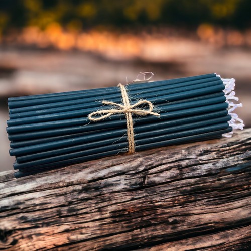 Orthodox SLIM Candles, Beeswax Tapers 25, 50 & 100 Pcs Multiple Colors, 5 mm - Picture 2 of 17