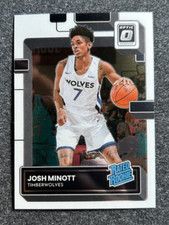 2022-23 Donruss Optic JOSH MINOTT RATED ROOKIE BASE #244 Minnesota Timberwolves