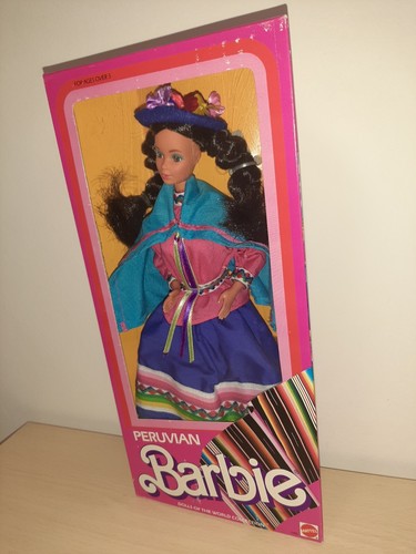 1985 BARBIE PERUVIAN DOLLS OF THE WORLD SUPERSTAR STEFFIE FACE NEU IN BOX NRFB - Bild 22 von 23