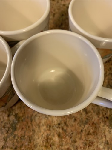 Set of 4 Corning Ware Corelle Abundance Coffee Tea Cups Mugs Vintage - Picture 2 of 6