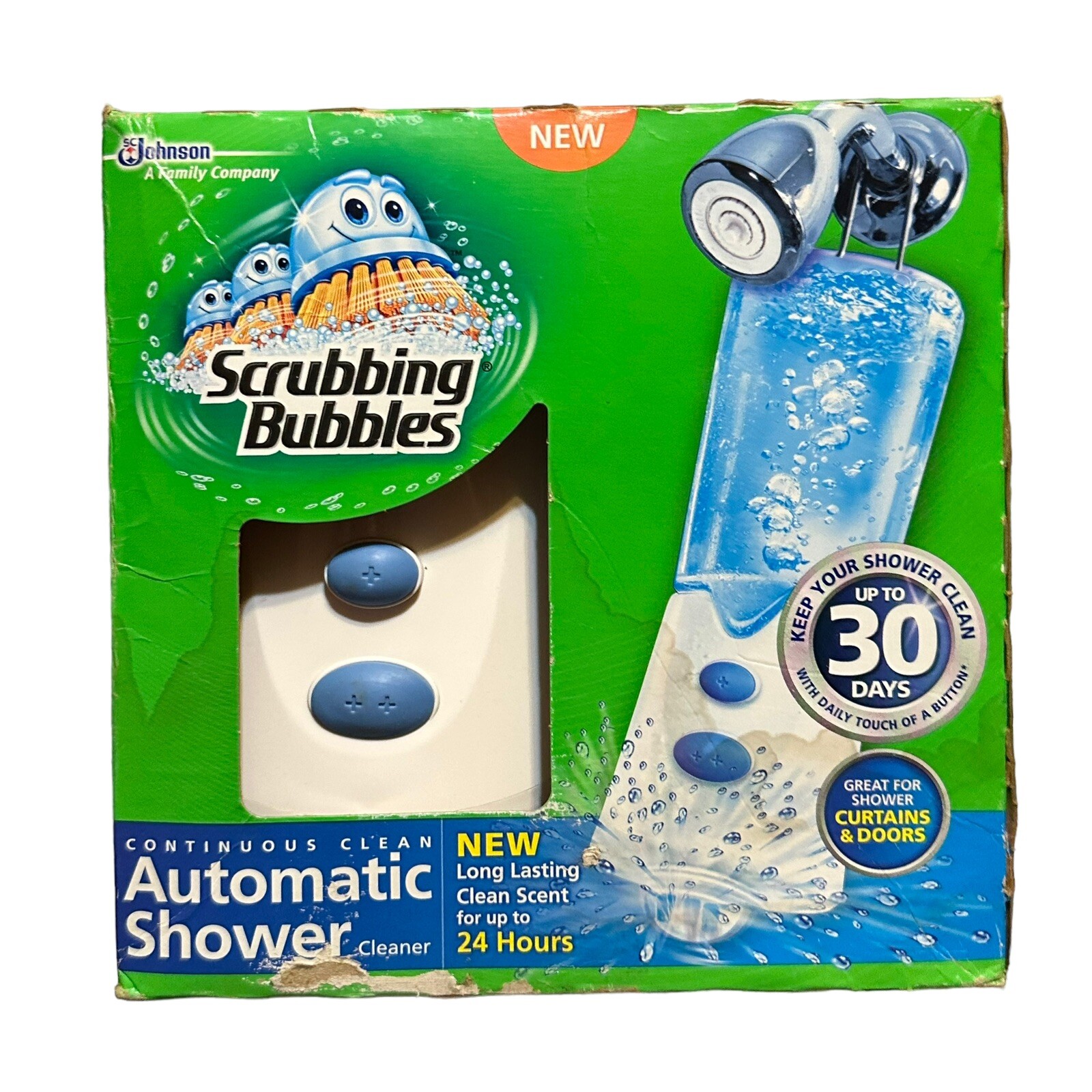 Scrubbing Bubbles Automatic Shower Cleaner Kit with 1 Refill Bottle