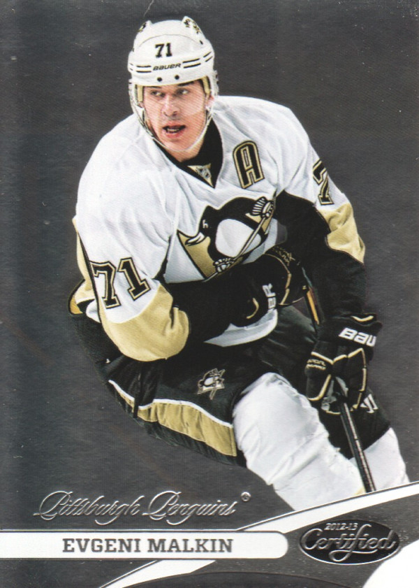 2012-13 Certified Penguins Hockey Card #71 Evgeni Malkin