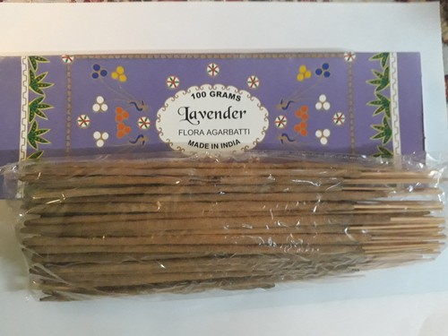 Lavender Agarbatti Incense Sticks 100 grams Flora Incense Agarbatti - Foto 2 di 2