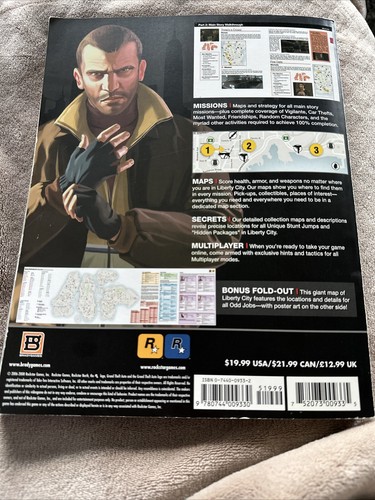 Grand Theft Auto IV GTA 4 Signature Series Guide By BradyGames w/ Poster - Picture 2 of 3