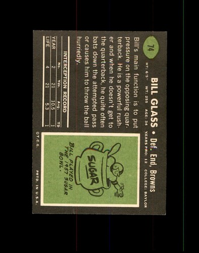 1969 Topps Football Card Set Break #1 thru 263  You Pick - Complete Your Set - Picture 147 of 501