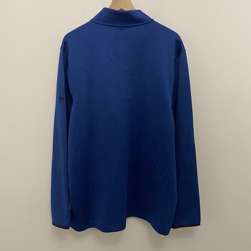 Maglione Nike Therma Fit Victory Golf blu 1/4 zip DN1947 uomo 2XL nuovo - Foto 12 di 12