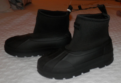 ZARA × TRETORN レインブーツ Black New Tretorn x Zara Black Kids Rain Snow Ankle Boots sz 12.5