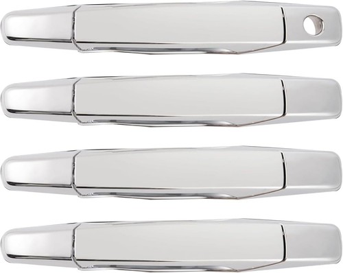 4 PC. EXTERIOR FRONT & REAR DOOR HANDLE SET FOR 07-14 CHEVY,CADILLAC,GMC - Bild 9 von 9