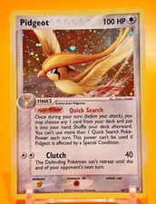 Pokemon Karte Pidgeot Tauboss EX FireRed & LeafGreen  10/112  Holo 2004 Vintage