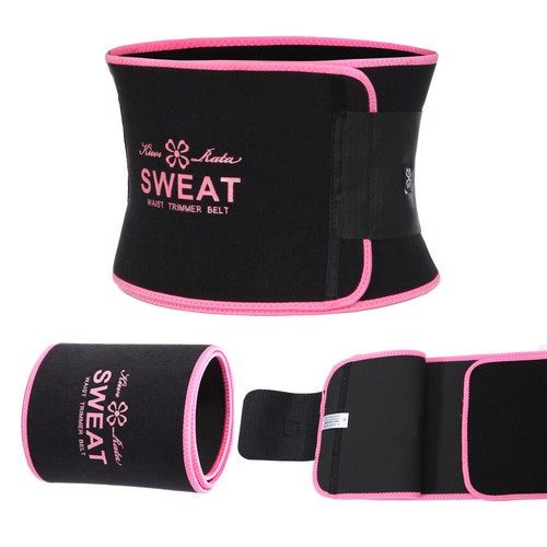 Waist Trainer Trimmer Women Belt Sauna Sweat Body Shaper Workout Girdle Cincher - Picture 25 of 33