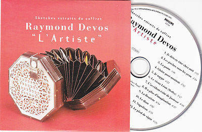 CD SAMMLERKARTON RAYMOND DEVOS DER KÜNSTLER 12 TITEL VON 1992 SEHR GUTER ZUSTAND 