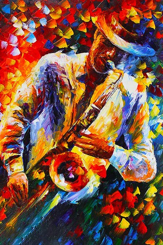 Leonid Aremov Musikband Jazz Tanz Set Leinwand Drucke Bilder Wandkunst cool - Bild 4 von 15