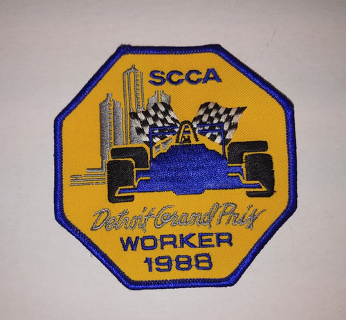 SCCA 6 Unused Patches Lot Detroit Grand Prix Worker '82, '83, '85, '86, '87, '88 - Picture 8 of 10