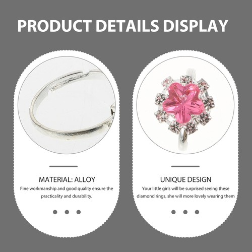 20 piezas anillos de juguete para niñas anillos de joyería para niños anillos para niñas - Imagen 10 de 12