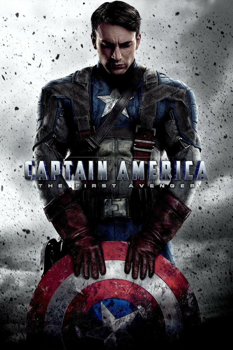 2011 Captain America The First Avenger Movie Poster Print Chris Evans Marvel 🍿