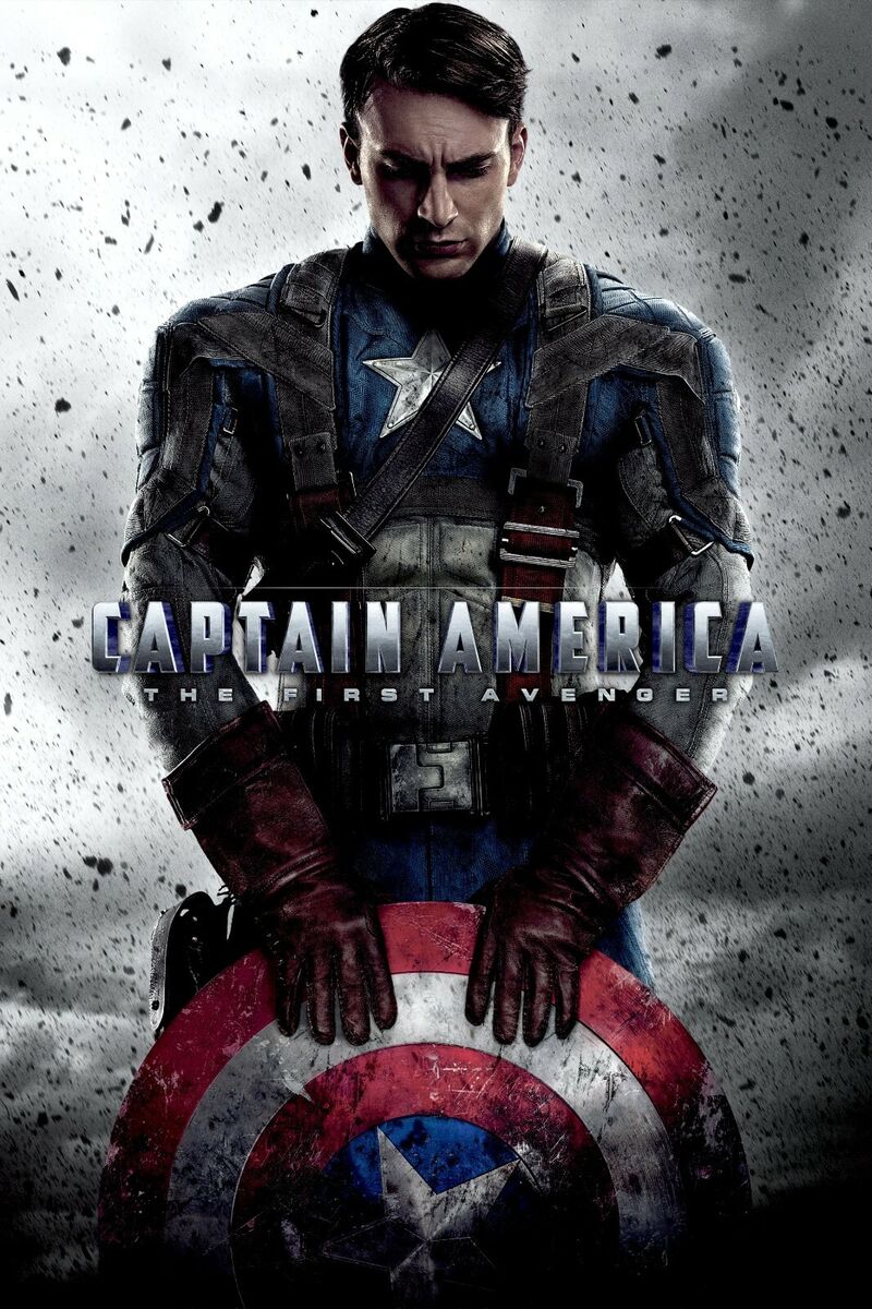 2011 Captain The First Avenger Movie Poster Print Chris Marvel 🍿 | eBay