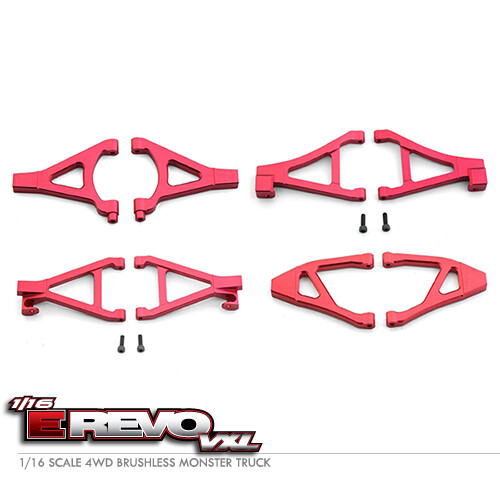 ALU F & R OBERER HINTERER AUFHÄNGUNGSARM 7031 7032 FÜR 1/16 RC TRAXXAS 4WD MINI SCHRÄGSTRICH - Bild 12 von 12