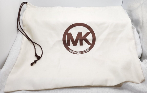 Michael Kors MK Large Dust Bag 15" x 14" - Off-white Satiny Material - 第 1/3 張圖片