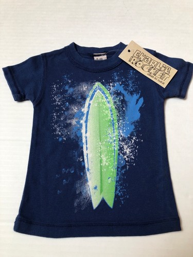 Charlie Rocket Jungen Top Größe 6-9 Monate ~ Neu ~ Made in USA ~ Boutique Marke ~ Surfbrett - Bild 1 von 2