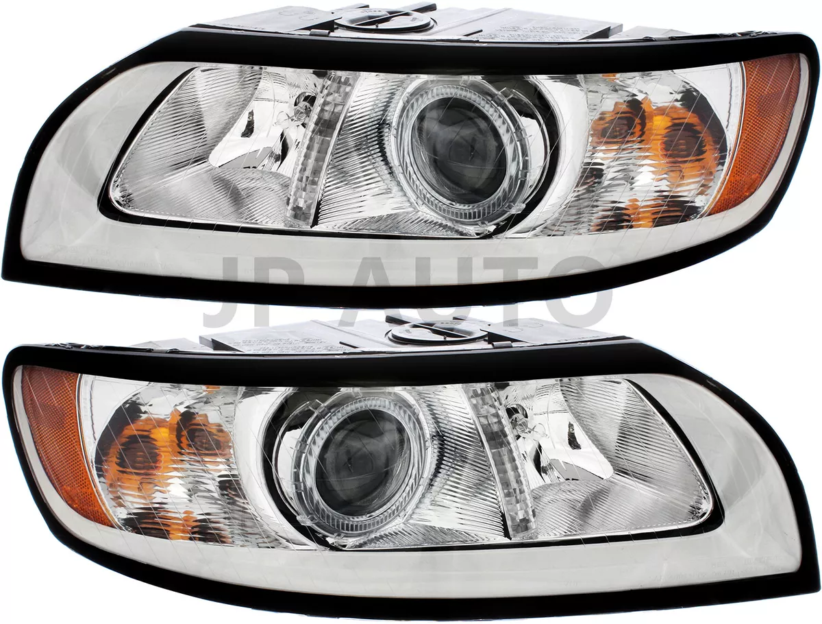 For 2008 2011 Volvo S40 V40 V50 Headlight Halogen Set Driver and