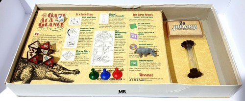 JUMANJI The Game : MB Milton Bradley BOARD GAME Excellent Used & Almost Complete - Picture 8 of 10