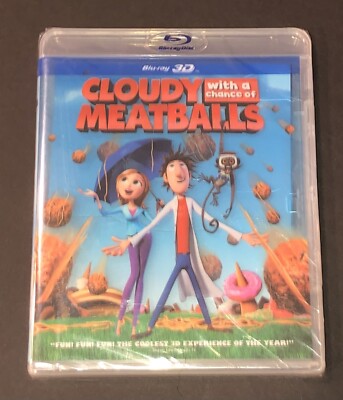 Cloudy With A Chance of Meatballs [Blu-ray 3D] - Blu-ray  New Sealed