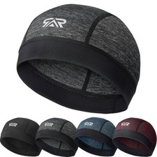 Cooling Skull Cap Sweat Wicking Liner Running Beanie Cycling Cap for Men Women