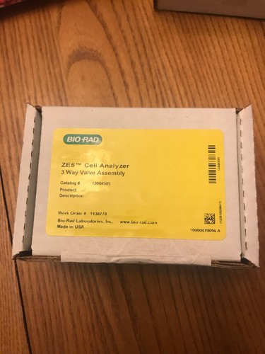 BIORAD Bio-Rad ZE5 Cell Analyzer 3 Way Valve Assembly 12004505 New In Box!