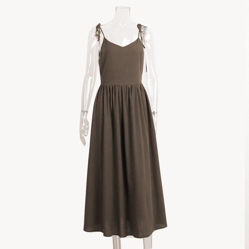 Camisole Kleid, Damen New Style elegantes und sexy trägerloses rückenfreies Kleid - Bild 9 von 29