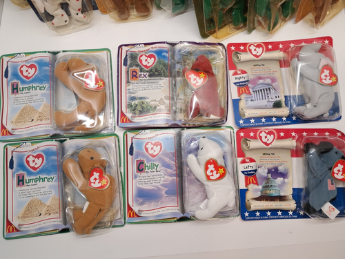 McDonald Happy Meal TY Teenie Beanie Babies-Lot of 27 -Most SEALED VINTAGE READ - Picture 4 of 14