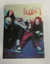KORN STICKER COLLECTIBLE RARE VINTAGE 1999 METAL LIVE WINDOW DECAL