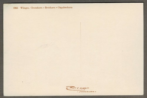 Echtfoto-AK BERNER OBERLAND: WENGEN, ungelaufen, um 1920 - Picture 2 of 2