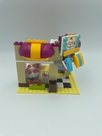LEGO Friends 41006 Downtown Bakery 2 Minifigures with Instructions incomplete