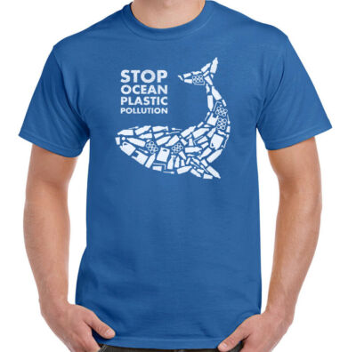 Environment T-Shirt Stop Ocean Plastic Pollution Mens Climate