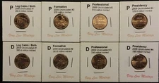 Complete 8 Piece Set Lincoln 2009 Cent Penny P & D Mint, Uncirculated Limited !!
