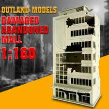 Outland Models Railway Scenery City Ruin Building Abandoned Tall Office N Scale
