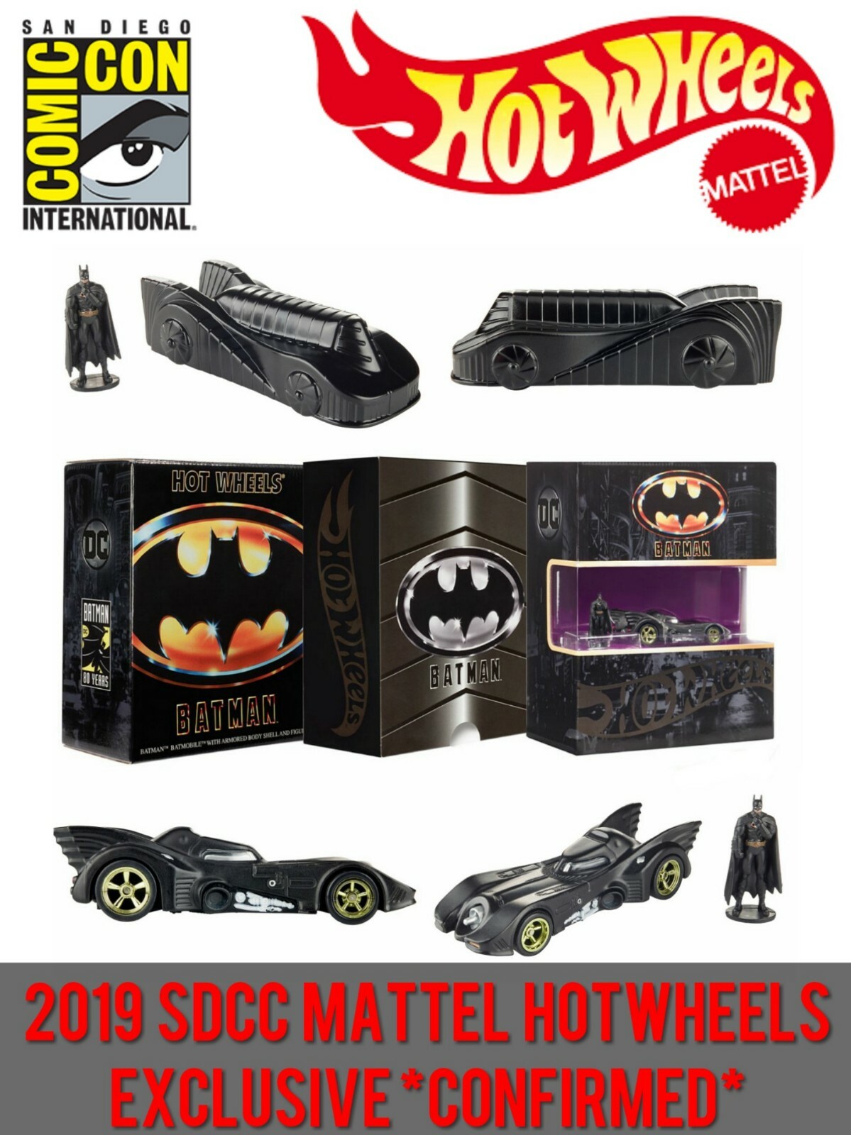2019 SDCC MATTEL HOTWHEELS Armored Batmobile Vehicle Set PRESALE CONFIRMED 2019 SDCC MATTEL HOTWHEELS Armored Batmobile Vehicle Set PRESALE CONFIRMED