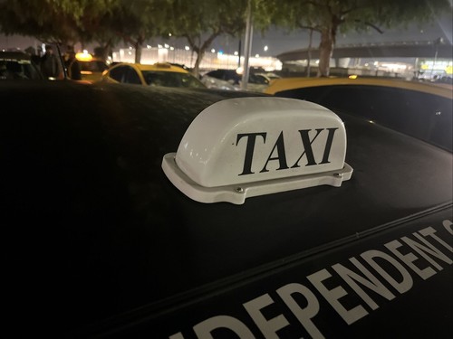 Taxi Top Dome Light Roof Sign USB Rechargeable Battery with Magnetic Base White - Picture 11 of 16