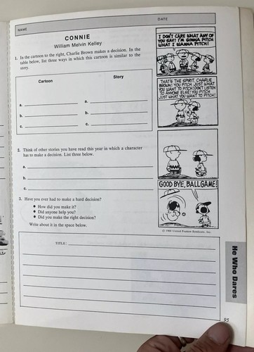 Vintage 1970 Crossroads Student Activity Book, High School Level English Studies - Foto 10 di 11