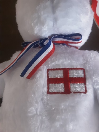 Original TY Plush Beanie Baby, LONDON, NEW, white, clean, no marks or tears - Picture 3 of 5