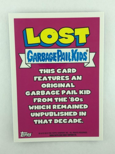 2013 Garbage Pail Kids Cards Chrome Series 1 GPK Pick Your Card Base Set - Bild 86 von 102