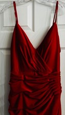 Bari Jay for party a stunning beautiful red dress, brand new 