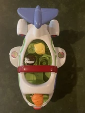 Fisher Price Little People Airplane Plane with Pilot and 2 Other People Figures