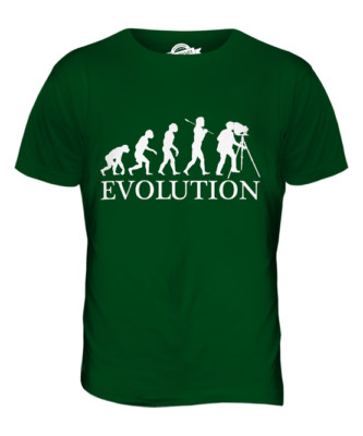 RETRO PHOTOGRAPHER EVOLUTION OF MAN MENS T-SHIRT TEE TOP GIFT