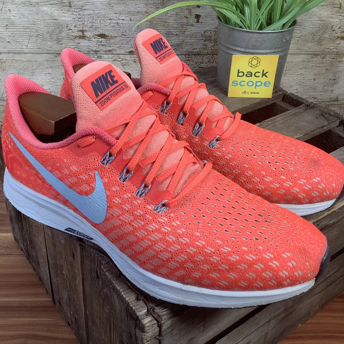 UK11 Nike Zoom Pegasus 35 High End Comfort Orange Trainers - 942851-600 |