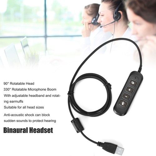 H901 USB Plug QD Cable Adaptor Adjustable Volume Call Center Headset Adapter - Zdjęcie 24 z 24