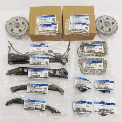 Piñón Phaser del árbol de levas, tensor de distribución, guías, kit de cadena para Ford 5,4 L - Imagen 2 de 9