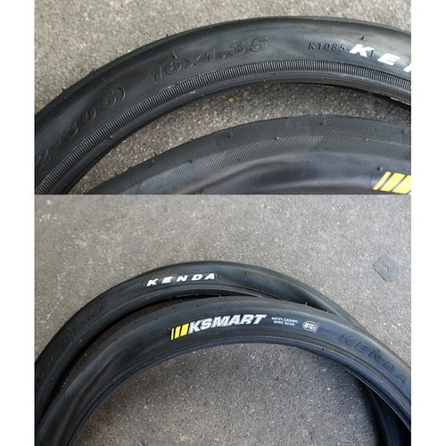 1pc KENDA Cycling KSMART K1085 Tyre 14" 16" 305 for 412 Kids Folding Bikes Tire - Picture 5 of 8